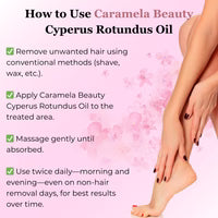Floral Scent Hair Removal Moisturizing Oil