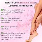 Floral Scent Hair Removal Moisturizing Oil