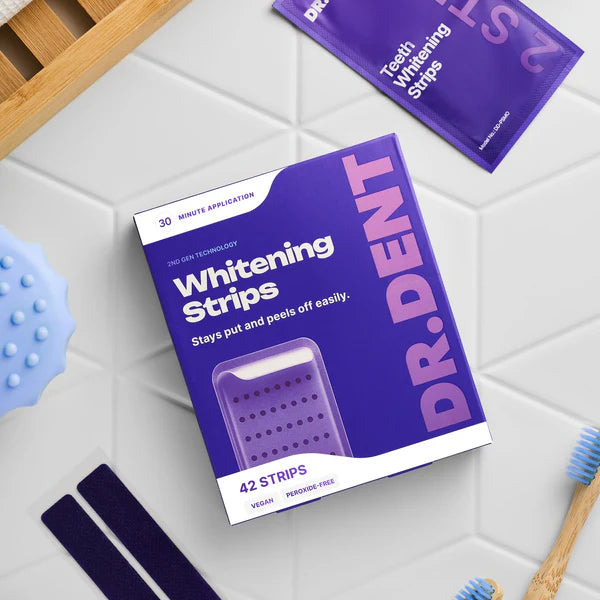 Purple Teeth Whitening Strips